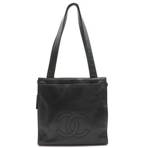 Chanel Here Mark Shoulder Bag Shawl Lambskin Leather